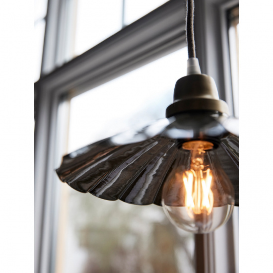 Ester f�nsterlampa, M�rkgr�n 24cm