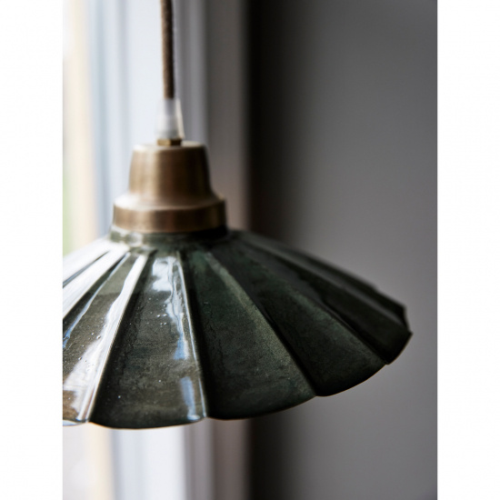 Ester f�nsterlampa, M�rkgr�n 24cm