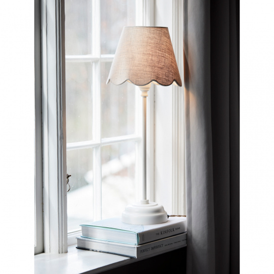 Lottie lampfot, Offwhite 45cm