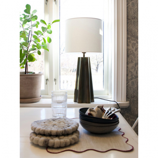 AIRA Lampfot, Oil Brass, H�jd 44cm exkl sk�rm