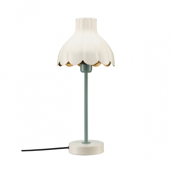 Wera bordslampa, Offwhite/gr�n 47cm