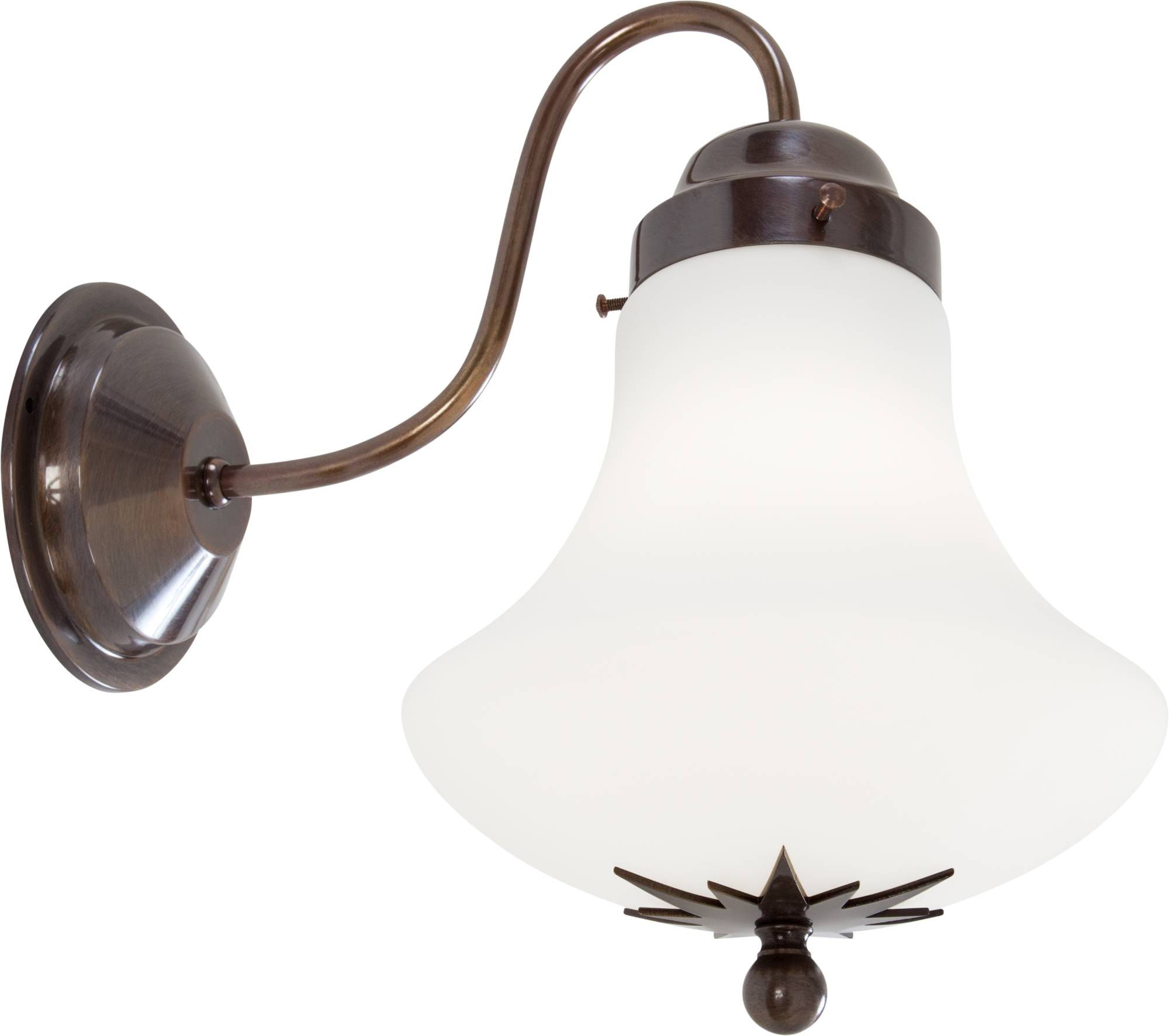 V�gglampa STOBY OXID/VIT                D 250