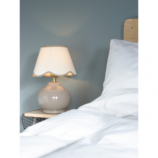 Nell bordslampa, Nougat, 34cm