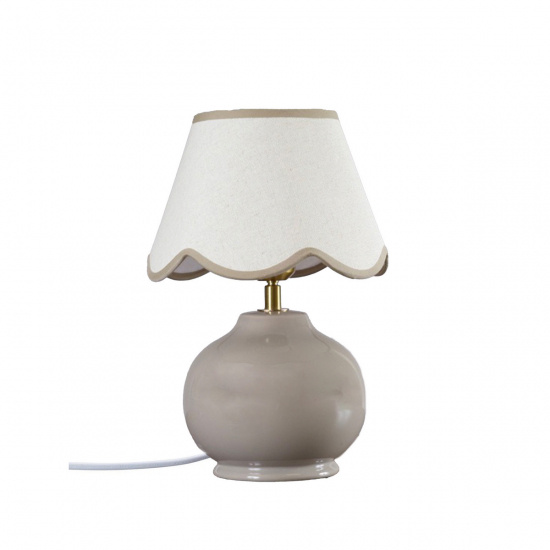 Nell bordslampa, Nougat, 34cm