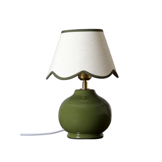 NELL Bordlampa - Mossa gr�n - H�jd 34cm