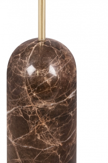 Golvlampa Torrano Brun marmor
