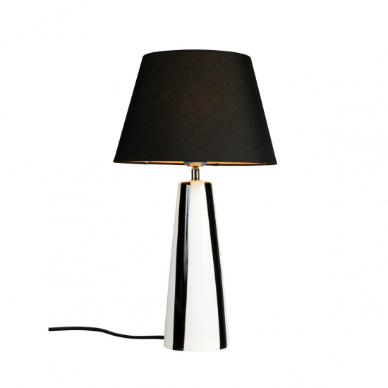 LEYA Bordlampa - Svart/Vit - H�jd 54cm