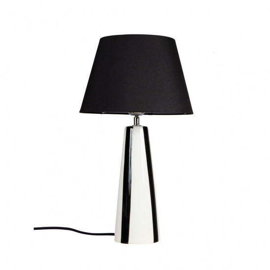LEYA Bordlampa - Svart/Vit - H�jd 54cm