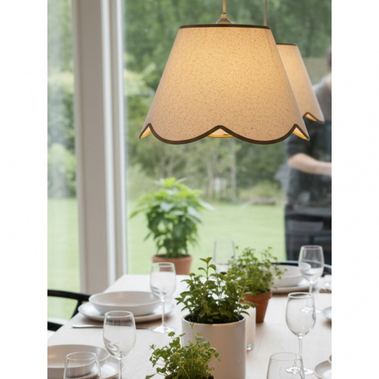 NELL Taklampa, Mossa, 35cm