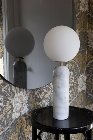 Bordslampa Torrano Vit marmor