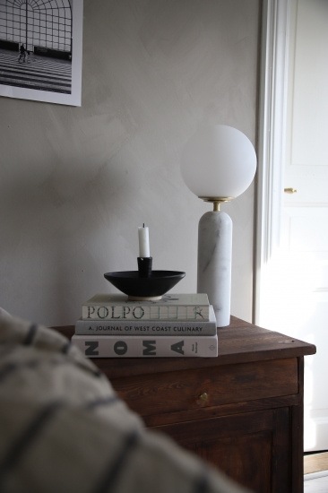 Bordslampa Torrano Vit marmor