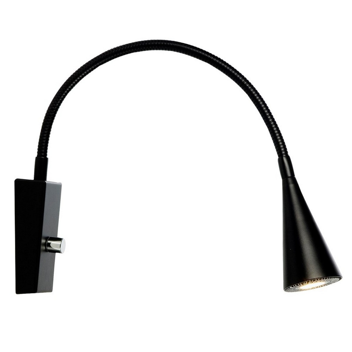 Ledro v�gglampa mattsvart MR16