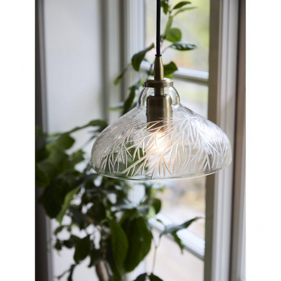 Maple Taklampa, Klarglas 23cm