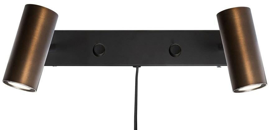 Cato v�gglampa mattvit dubbel GU4/MR11