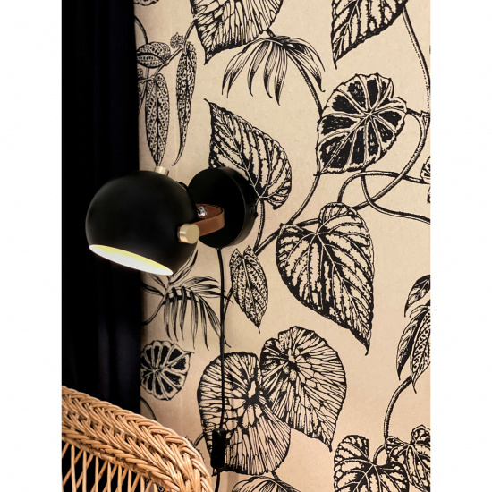 BOW v�gglampa, svart