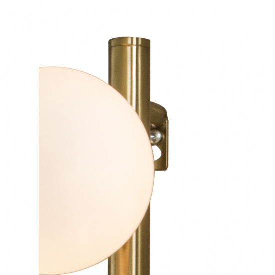 MOLEKYL v�gglampa, matt m�ssing/vit