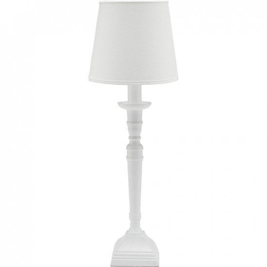 Salong Lampfot, Vit 42cm