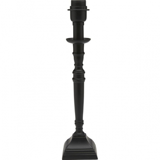 Salong Lampfot, Matt Svart 42cm