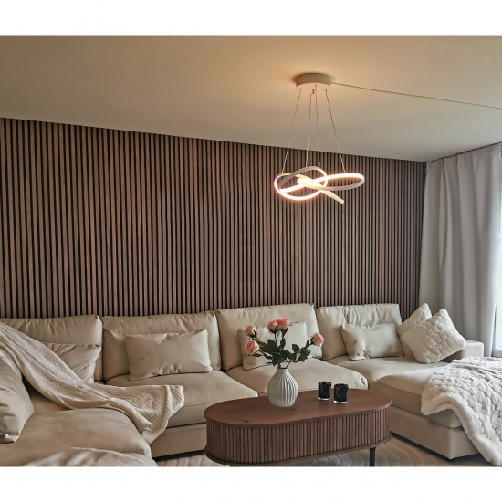 NEBULOSA taklampa, vit