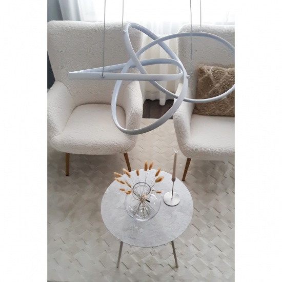 NEBULOSA taklampa, vit