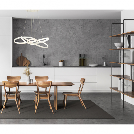 NEBULOSA taklampa, vit