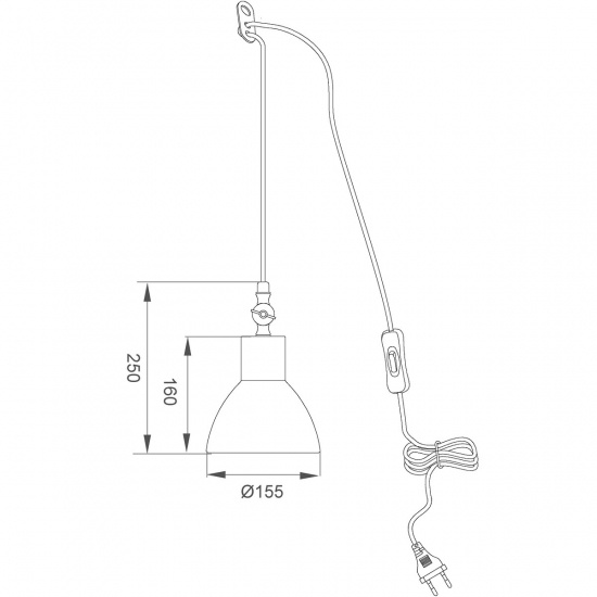 DUBLIN f�nsterlampa, svart/matt m�ssing