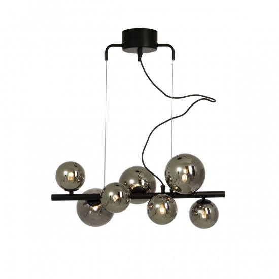 MOLEKYL taklampa L58, svart/r�k