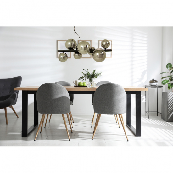 MOLEKYL taklampa L58, svart/r�k