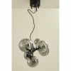 MOLEKYL taklampa L58, svart/rök MOLEKYL taklampa L58, svart/rök