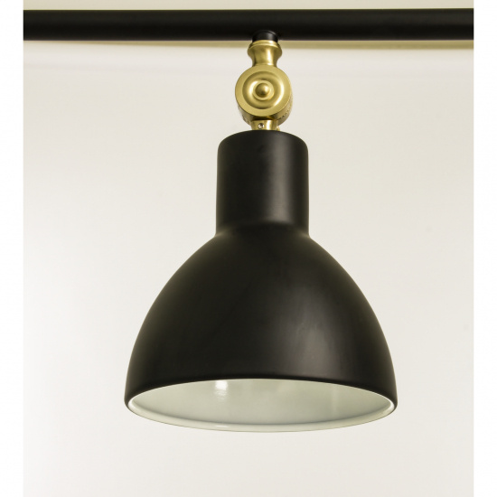 DUBLIN taklampa 3:a, svart/matt m�ssing