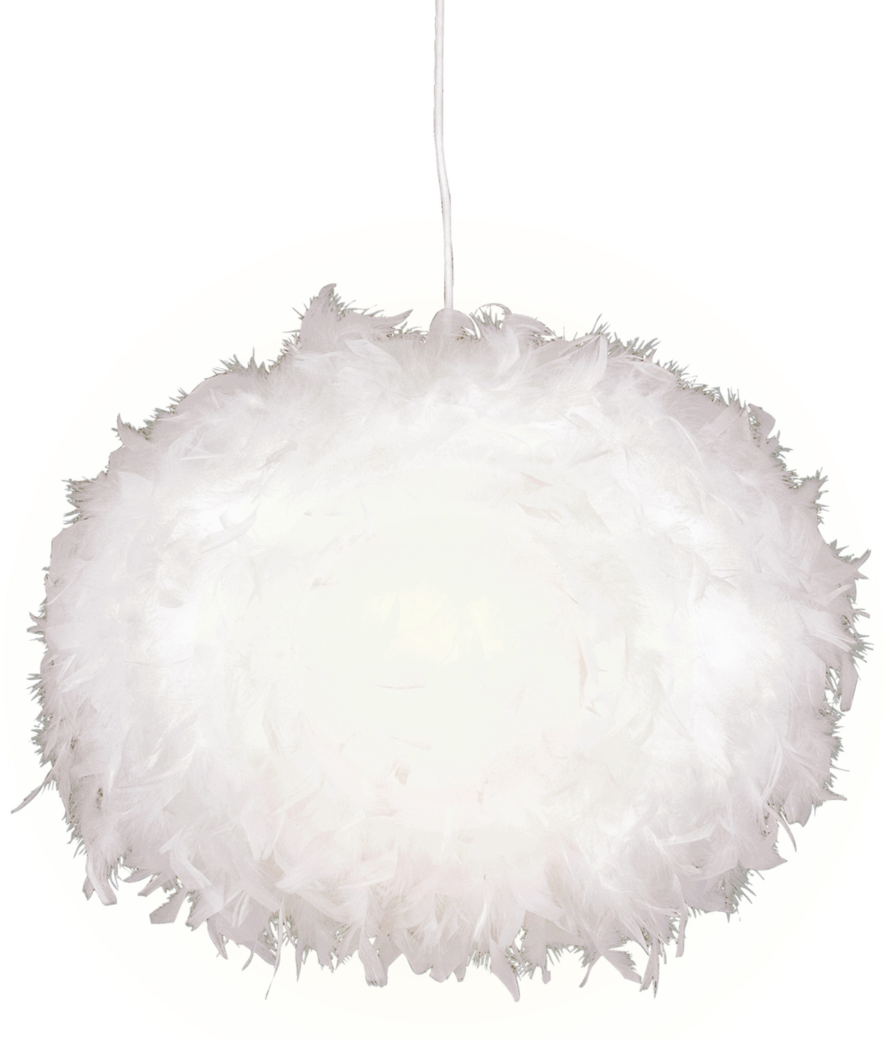 DUN taklampa, 40cm, vit