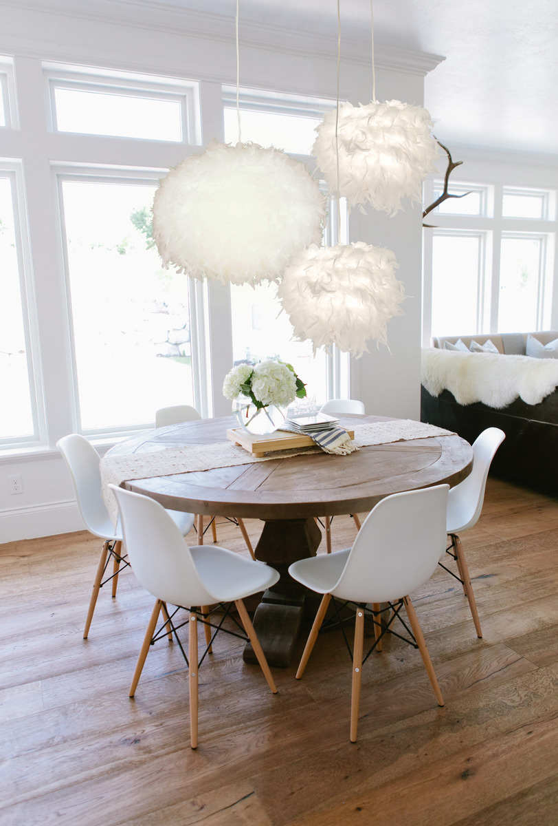 DUN taklampa, 40cm, vit