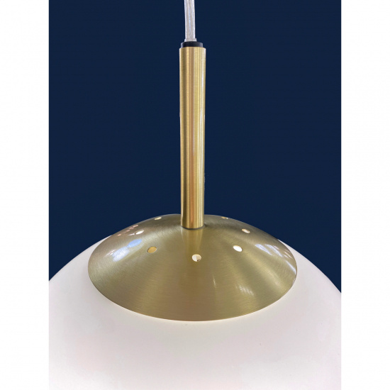 OPAL taklampa, �30, matt m�ssing