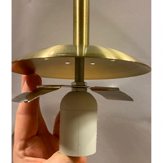 OPAL taklampa, �30, matt m�ssing