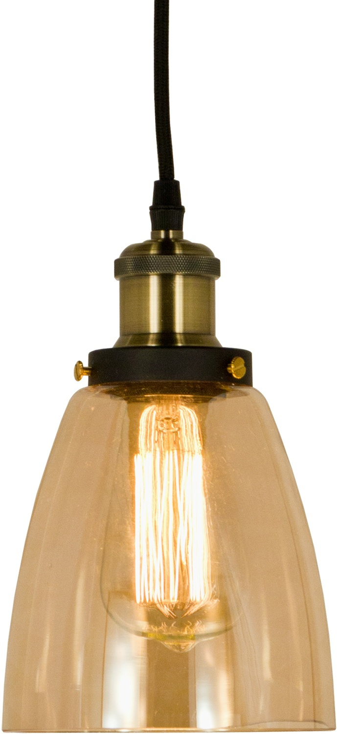 BECKY taklampa, antik/amber