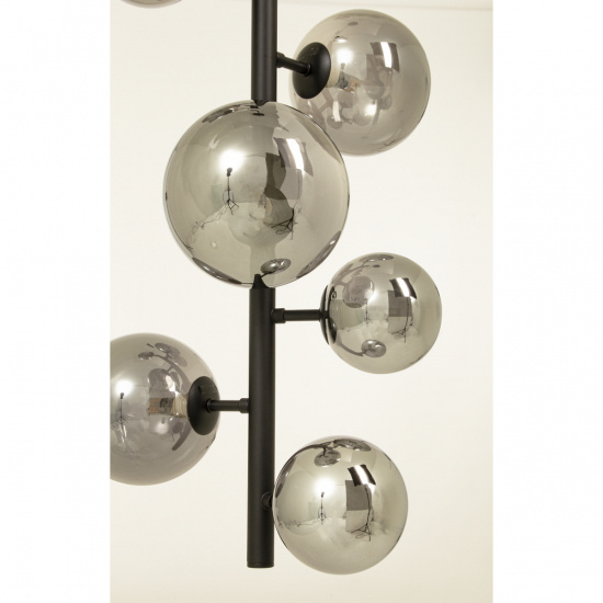 MOLEKYL taklampa lodr�t, svart/r�k