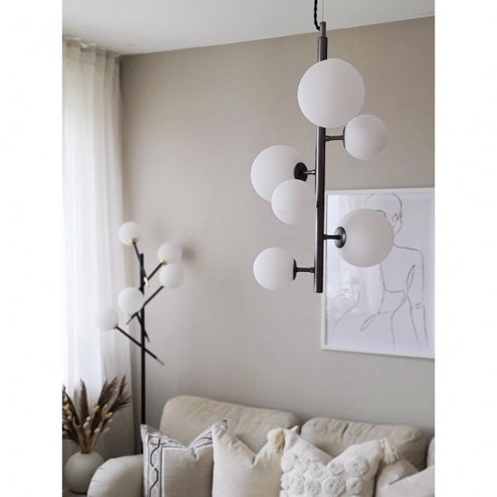 MOLEKYL taklampa lodr�t, tenn/vit