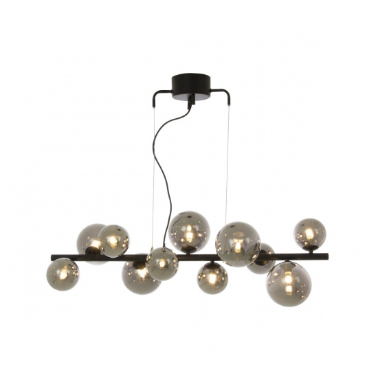 MOLEKYL taklampa L85, svart/r�k