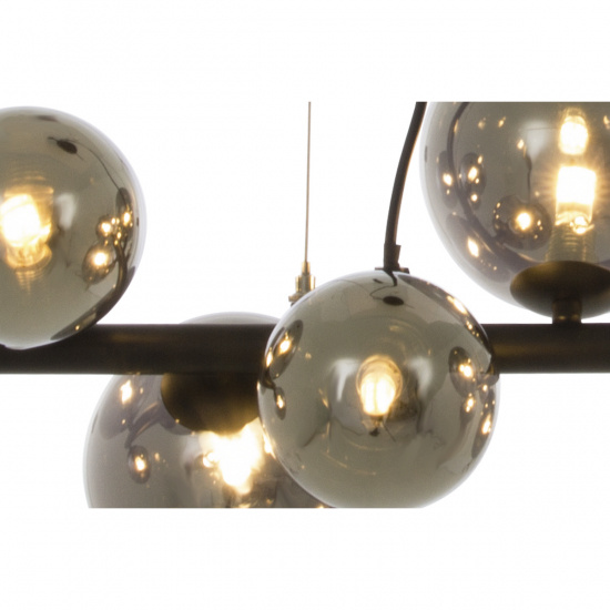 MOLEKYL taklampa L85, svart/r�k