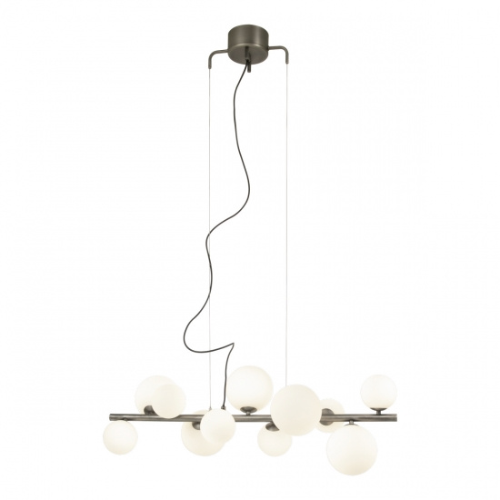 MOLEKYL taklampa L85, tenn/opalvit