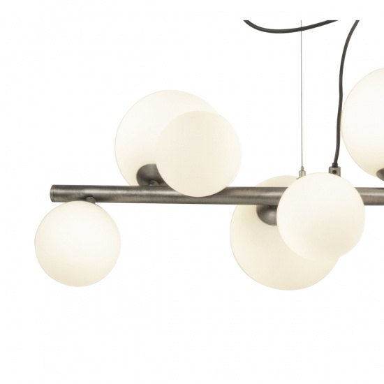 MOLEKYL taklampa L85, tenn/opalvit