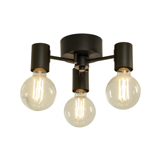 STRICT plafond, svart