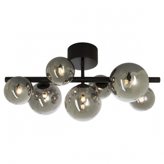 MOLEKYL plafond, svart/r�k