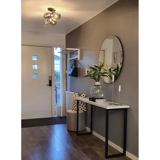 MOLEKYL plafond, svart/r�k