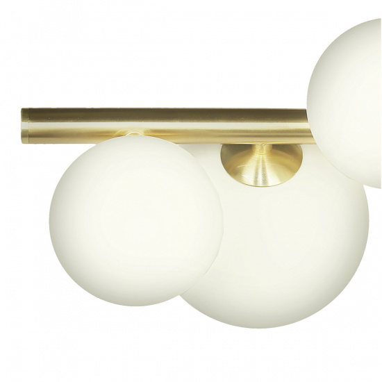 MOLEKYL plafond, matt m�ssing/vit