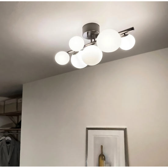 MOLEKYL plafond, tenn/vit