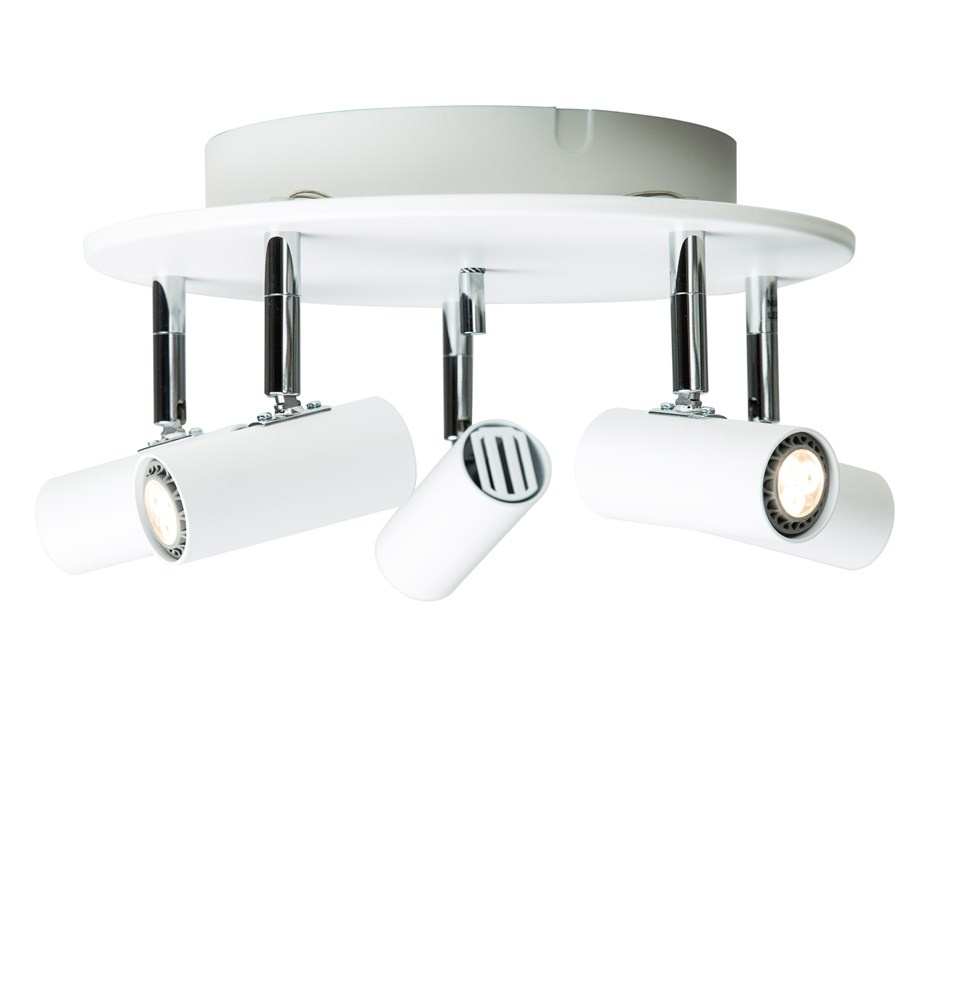 Cato 5-spot mattvit GU4/MR11