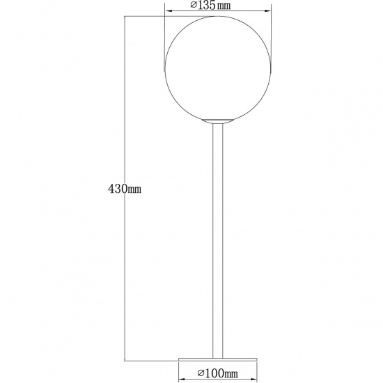 MOLEKYL bordlampa h�g, matt m�ssing/vit