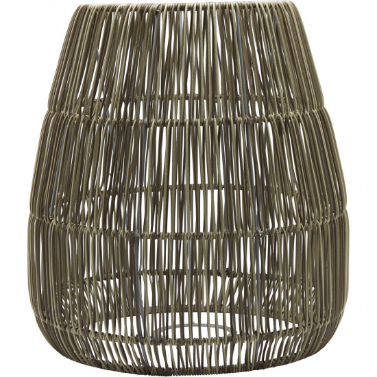 Saigon Lampsk�rm, Natur/Gr� 38cm