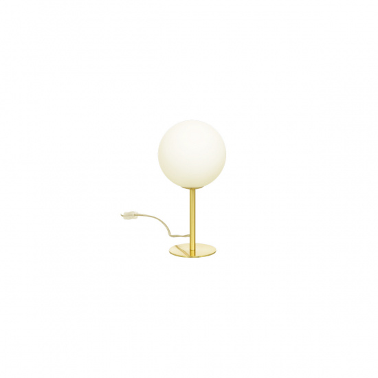 MOLEKYL bordlampa 1, matt m�ssing/vit